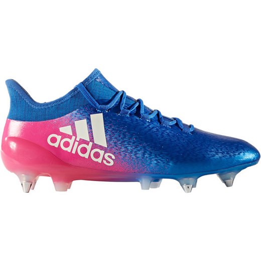 Buty piłkarskie korki X 16.1 SG Adidas (niebiesko-różowe)  Adidas 41 1/3 promocja SPORT-SHOP.pl 