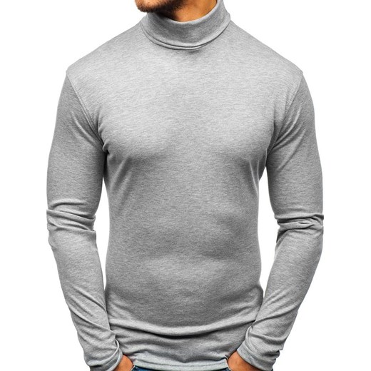 Denley sweter męski bez wzorów 