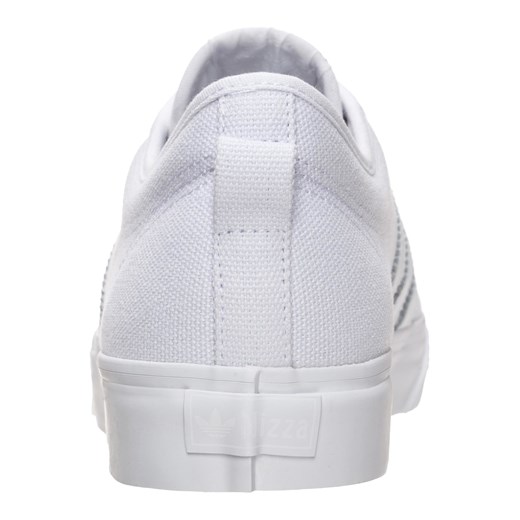 Białe trampki damskie Adidas Originals sportowe bez wzorów z niską cholewką 
