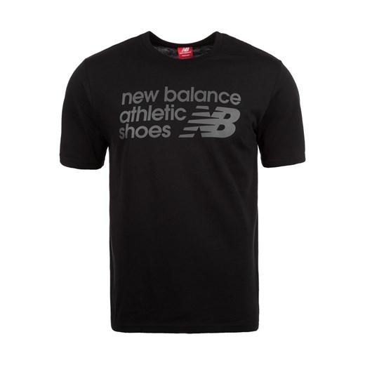 T-shirt męski New Balance na lato z krótkim rękawem 