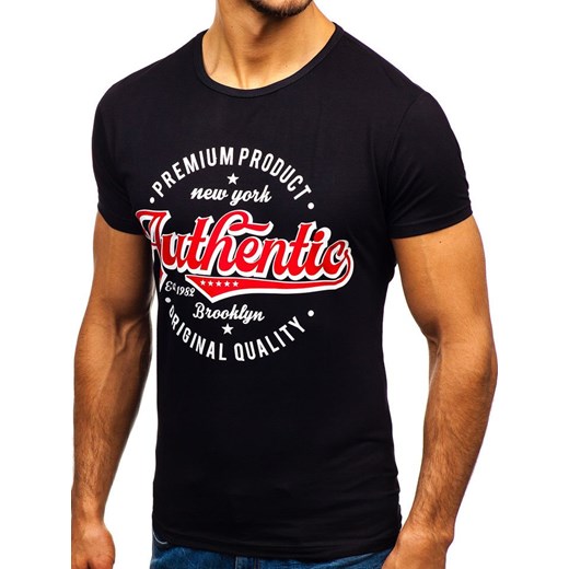 T-shirt męski Denley w sportowym stylu z poliestru 
