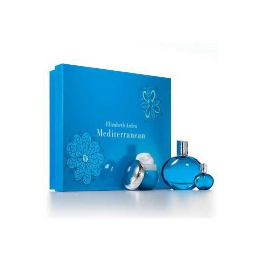 ZESTAW Elizabeth Arden Mediterranean woda perfumowana - perfumy damskie 50ml + ouder do ciała 7g + EDP 5ml - 50ml