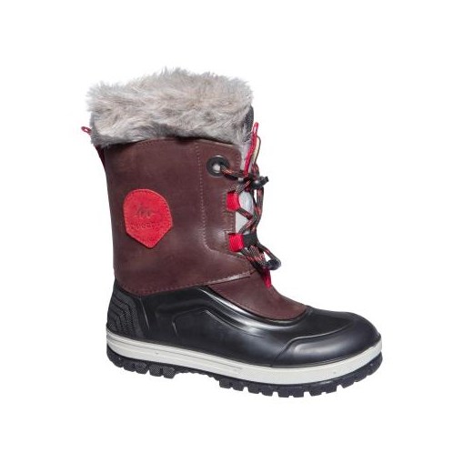 Buty turystyczne zimowe SH520 x-warm dla dzieci brązowe