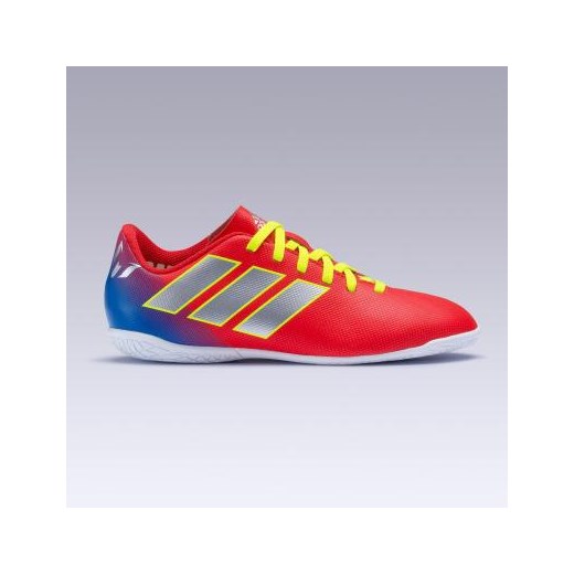 Adidas buty sportowe dziecięce czerwone sznurowane 