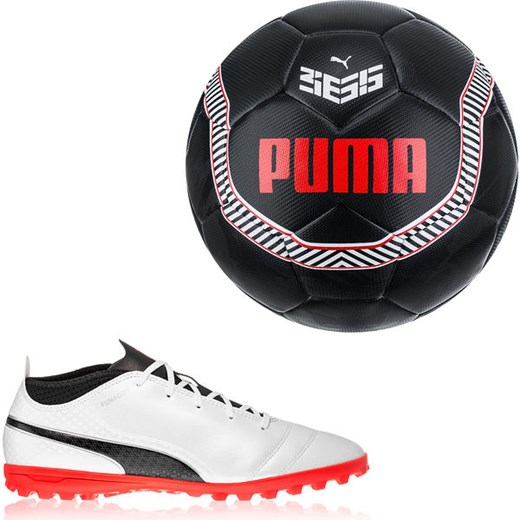 Białe buty sportowe dziecięce Puma wiązane 