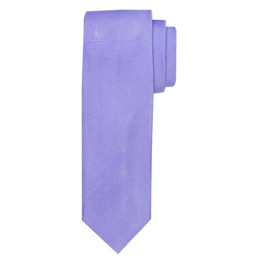 Jasnofioletowy krawat jedwabny