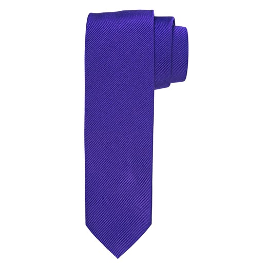 Fioletowy krawat jedwabny