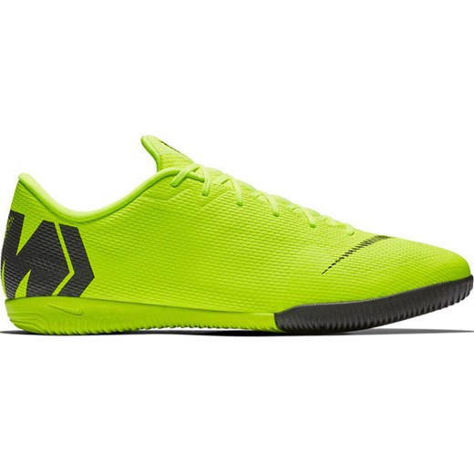 Buty piłkarskie halowe Mercurial Vapor XII Academy IC Nike (limonkowe) Nike  42 1/2 SPORT-SHOP.pl okazja 