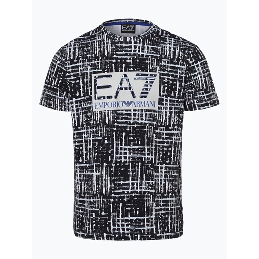 EA7 Emporio Armani - T-shirt męski, czarny  Ea7 Emporio Armani XL vangraaf