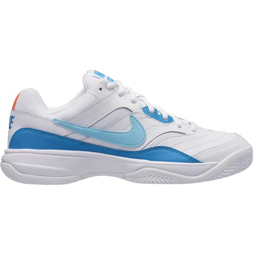 Nike buty do tenisa Court Lite Clay Tennis Shoe White Bleached Aqua-Neo Turq-Hot Lava 40, BEZPŁATNY ODBIÓR: WROCŁAW!