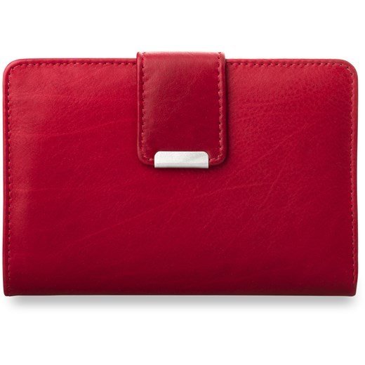 Poręczny damski portfel portmonetka - czerwona
