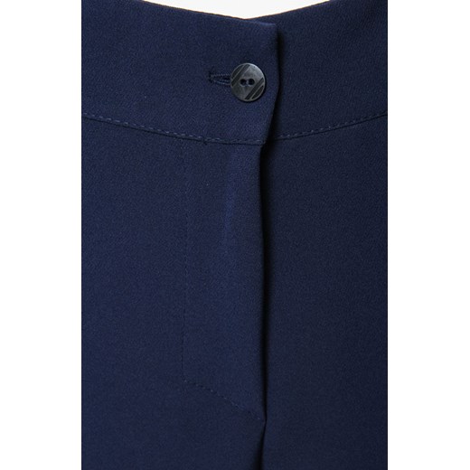 Spodnie damskie niebieskie jesienne bawełniane 