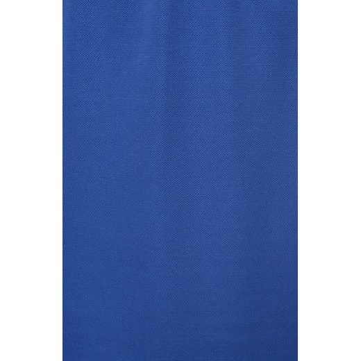 Fakturowana spódnica w kolorze chabrowym   48 Modne Duże Rozmiary