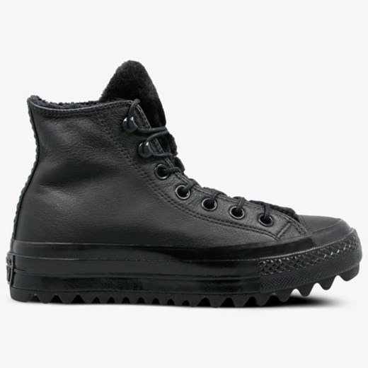 Czarne buty zimowe męskie Converse na zimę 