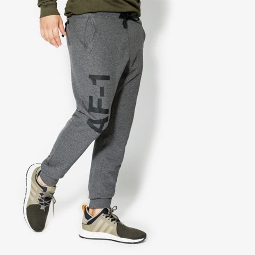 Spodnie męskie szare Nike z napisami 