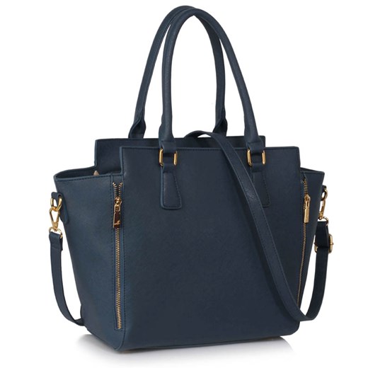 Shopper bag elegancka bez dodatków do ręki duża 