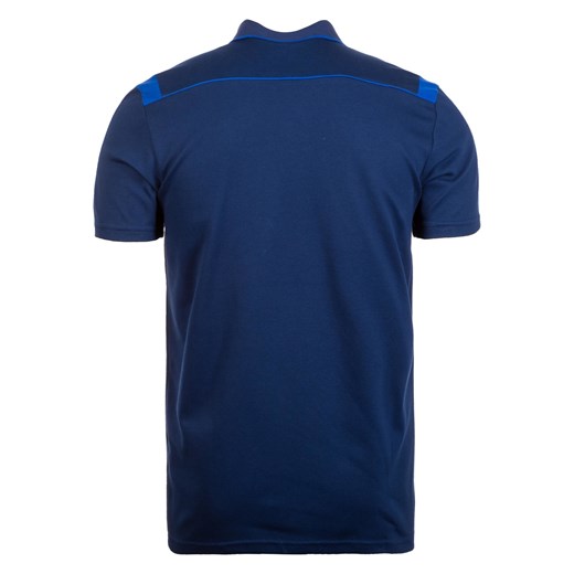 Koszulka sportowa Adidas Performance gładka niebieska na lato 