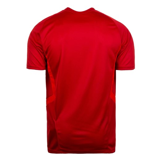 Adidas Performance koszulka sportowa bez wzorów czerwona 