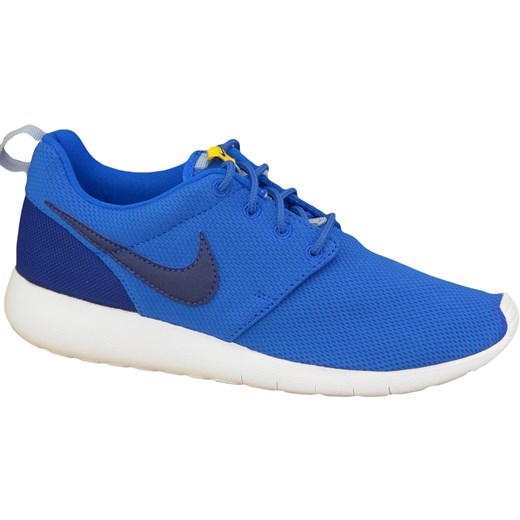 Buty sportowe dziecięce niebieskie Nike wiązane 