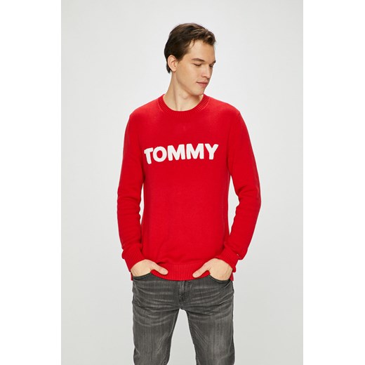 Czerwony sweter męski Tommy Jeans 