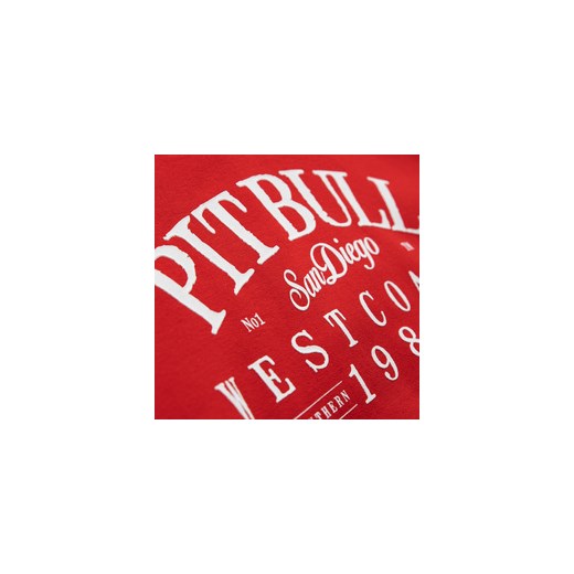 Bluza damska z kapturem Pit Bull Oldschool - Czerwona (128116.4500)