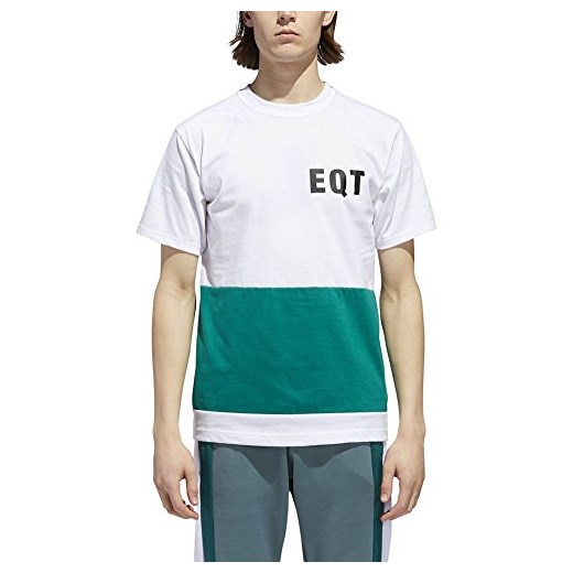 T-shirt męski Adidas casual wielokolorowy 