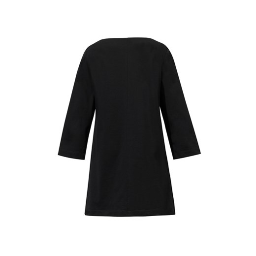 Czarna sukienka Risk Made In Warsaw z długim rękawem retro bez wzorów mini oversize 