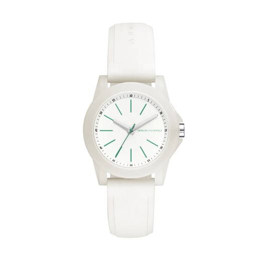 Biały zegarek Armani Exchange analogowy 