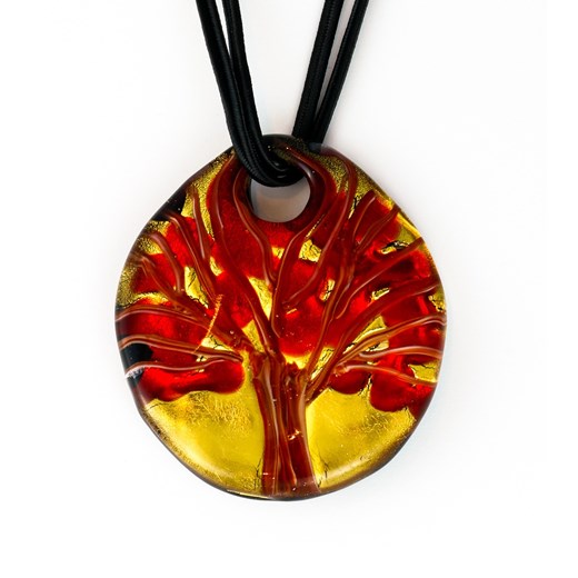 Wisior Magiczne Drzewo - biżuteria szkło Murano