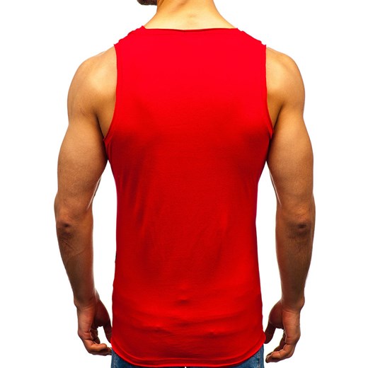 T-shirt męski czerwony Denley 