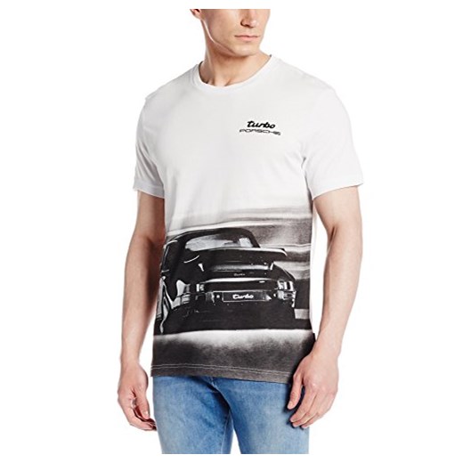 Adidas Originals męski Porsche 911 Turbo wzornictwo Tee Shirt Vintage biała S-XXL -  s biały