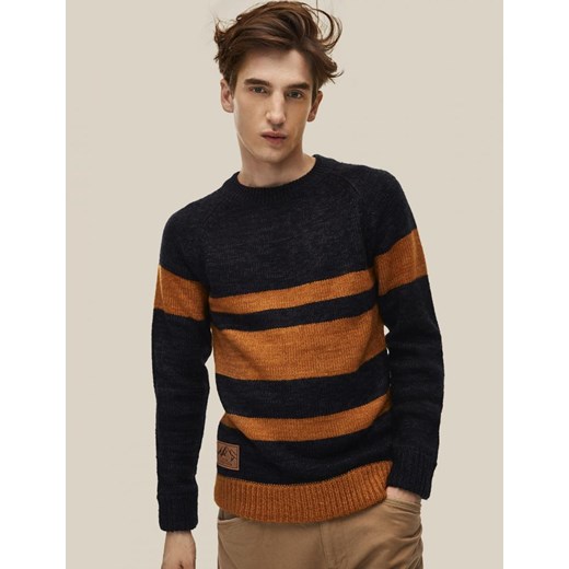 Wielokolorowy sweter męski Diverse 