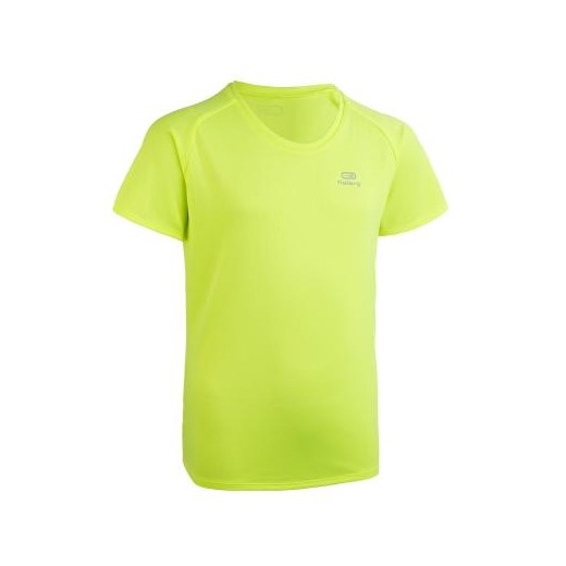 Koszulka lekkoatletyczna dla dzieci do personalizacji żółta