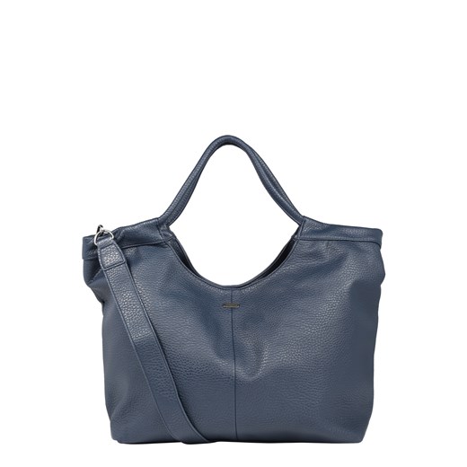 Shopper bag niebieska Roxy ze skóry 