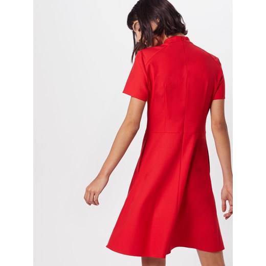 Sukienka Hugo Boss czerwona bez wzorów 