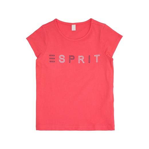 Bluzka dziewczęca różowa Esprit w nadruki 