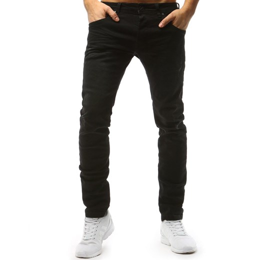 Spodnie jeansowe męskie czarne (ux1573) Dstreet  29 