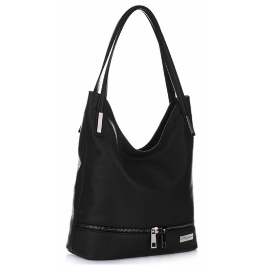 Shopper bag Vittoria Gotti bez dodatków duża na ramię elegancka 
