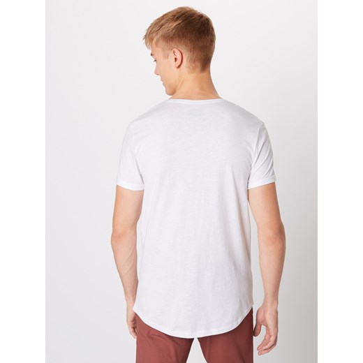 Edc By Esprit t-shirt męski biały na lato z krótkim rękawem 