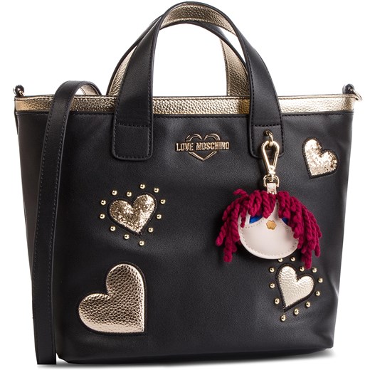 Shopper bag Love Moschino duża zdobiona 