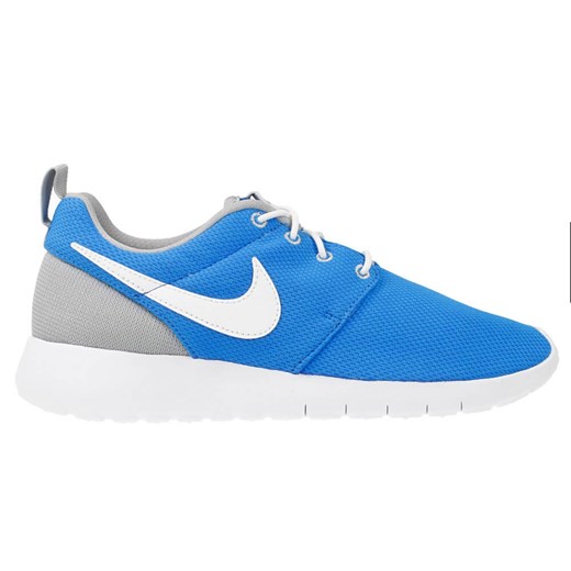 Niebieskie buty sportowe damskie Nike do fitnessu roshe na koturnie wiązane 