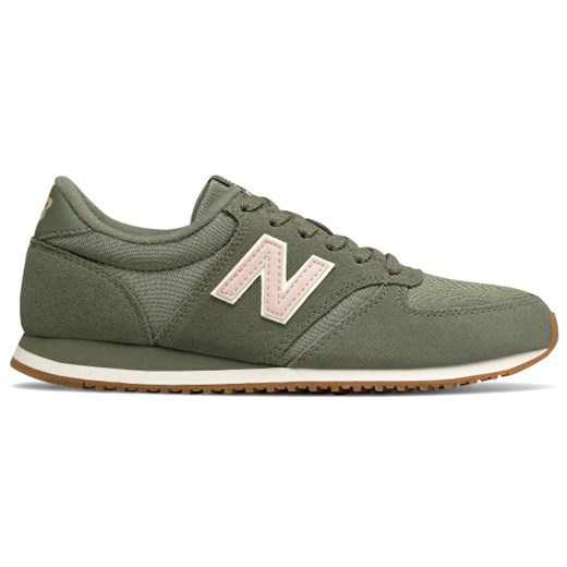 Buty sportowe damskie New Balance dla biegaczy bez wzorów na koturnie sznurowane eleganckie