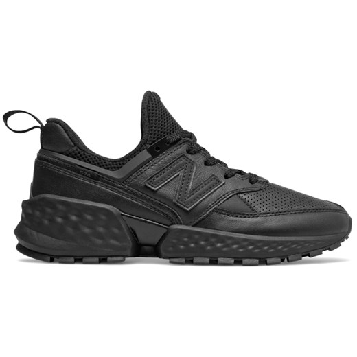 Buty sportowe damskie New Balance do biegania na koturnie ze skóry eleganckie