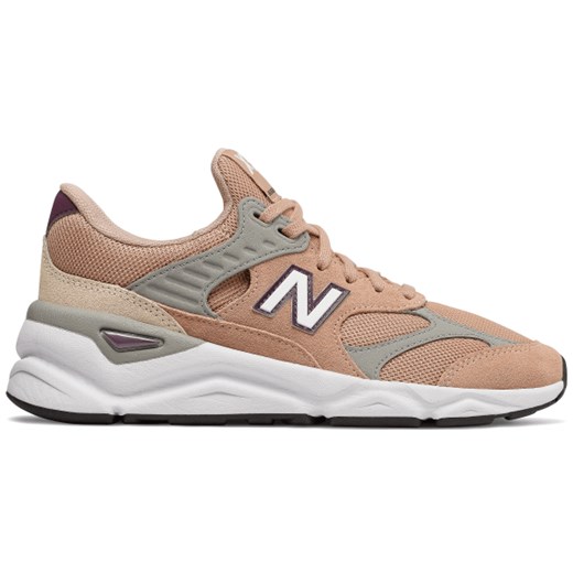 Buty sportowe damskie New Balance do biegania zamszowe sznurowane 