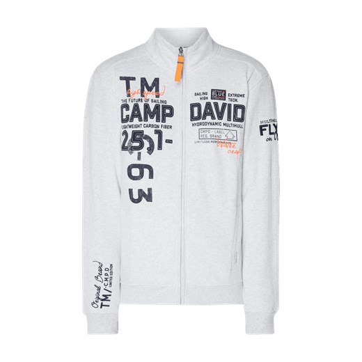 Bluza rozpinana z detalami z logo Camp David  S Peek&Cloppenburg 