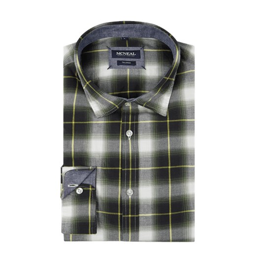 Koszula casualowa o kroju tailored fit ze wzorem w kratę Mcneal  XL Peek&Cloppenburg 