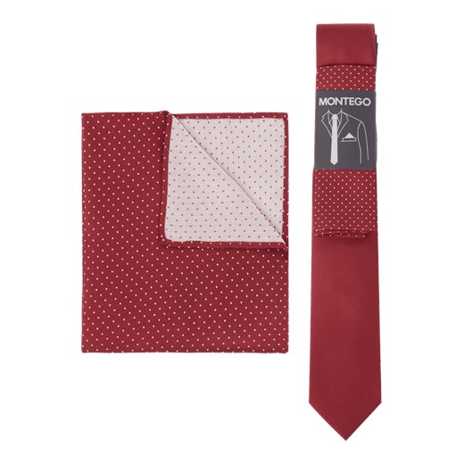 Krawat i poszetka w zestawie