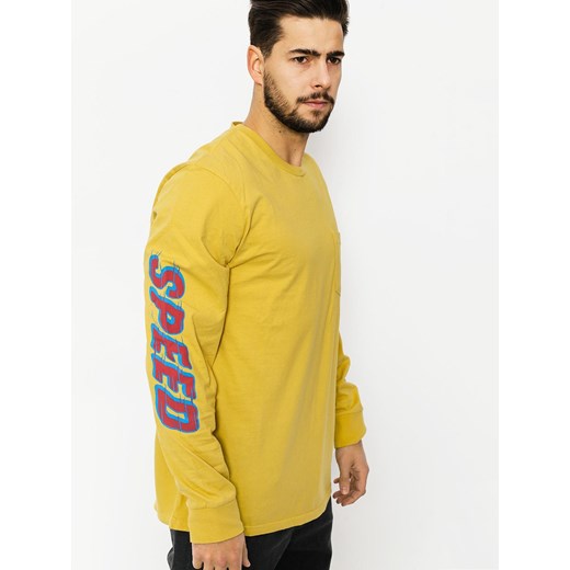 T-shirt męski Brixton z długim rękawem wiosenny z bawełny 