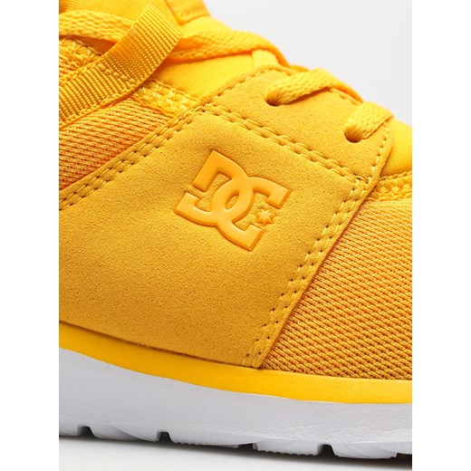 Buty sportowe męskie Dc Shoes dc heathrow żółte zamszowe wiązane 