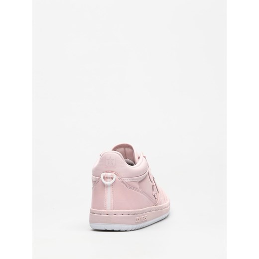 Buty sportowe damskie różowe Converse skórzane wiązane 